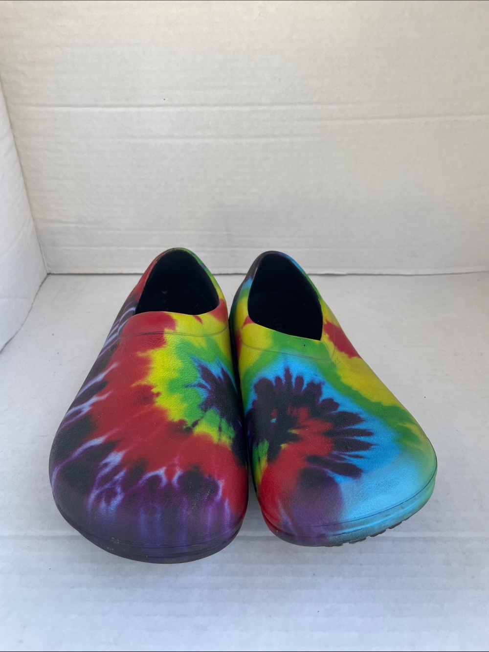 Women’s or Men’s Crocs Tie-Dye Slip-On Comfort Slippers - Multicolor